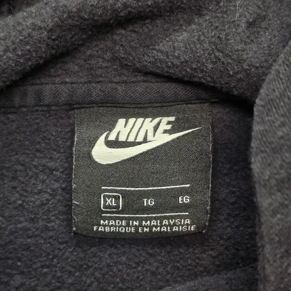 Nike‎ Hoodie Women XL Black Logo Sweatshirt Athleisure Streetwear